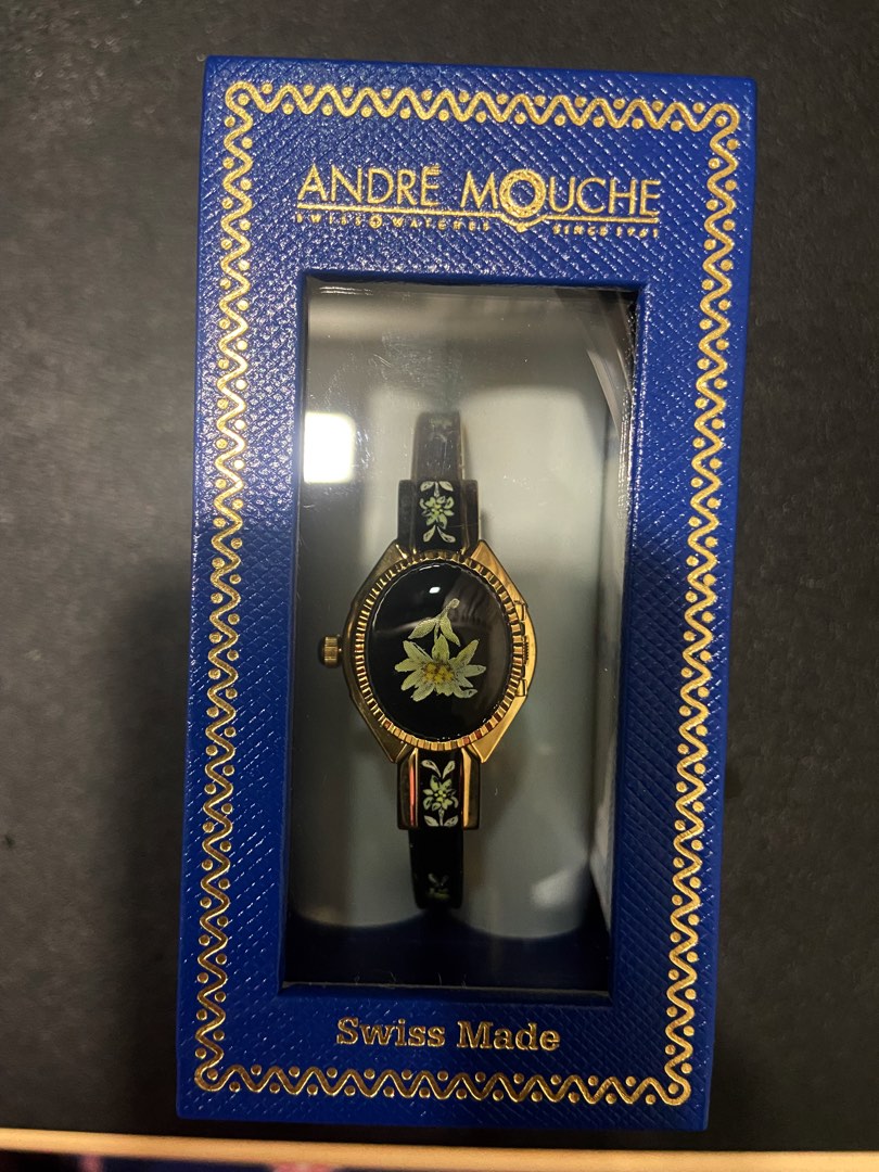 Authentic Andre mouche Swiss luxury bangle watch | WatchCharts