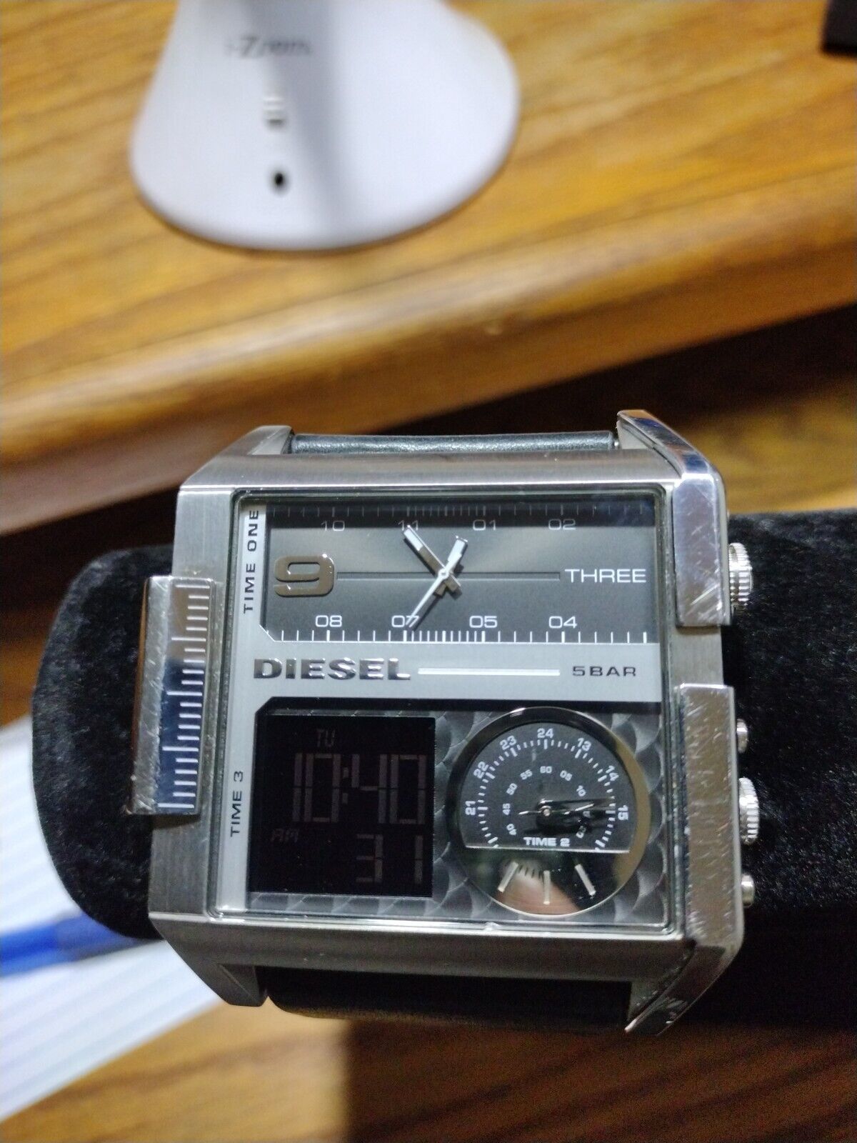 Diesel DZ7208 SBA Analog-Digital Black Dial Watch | WatchCharts