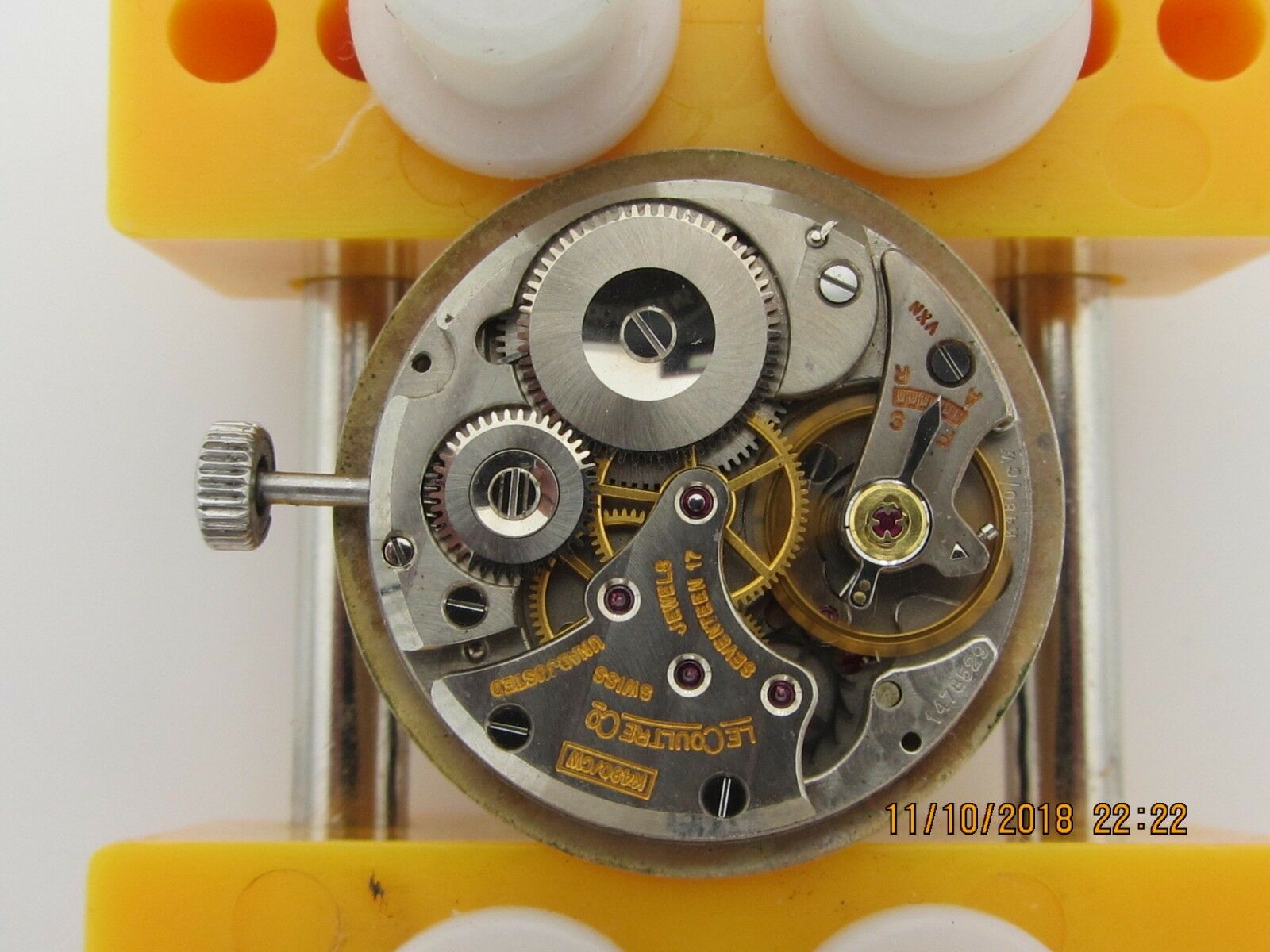 Jaeger Lecoultre K480 CW Movement with Beautiful Dial Sale for a