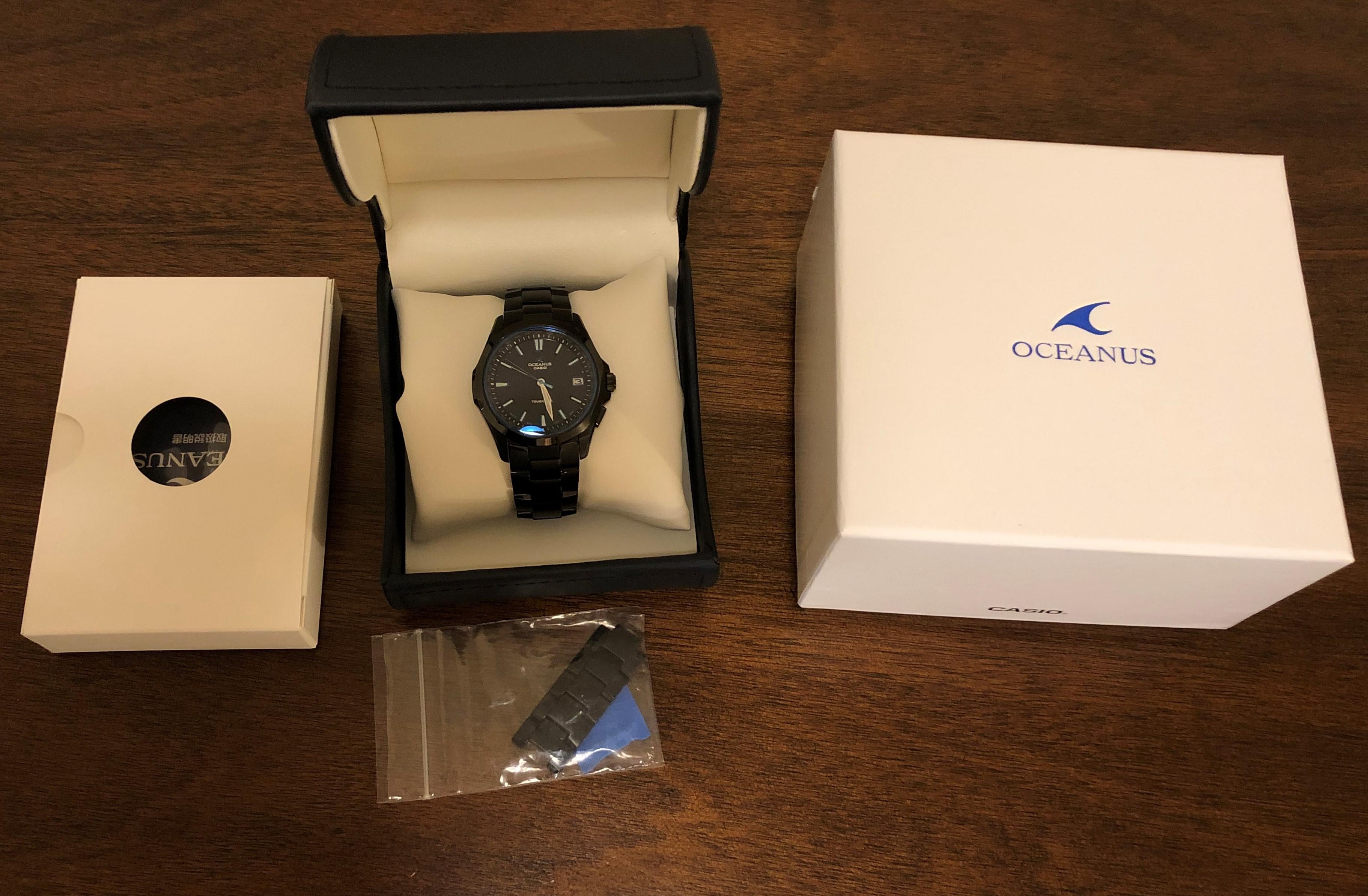 WTS] Oceanus OCW-S100B-1AJF LNIB Black IP Custom Blue Titanium