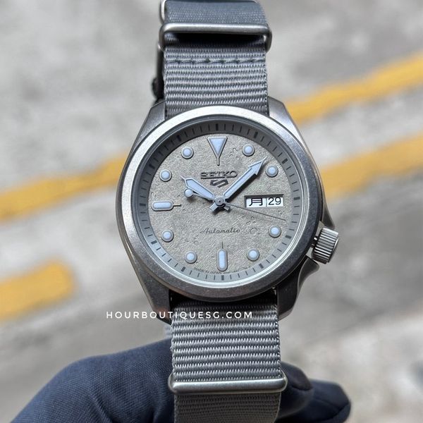 Brand New Made In Japan Seiko 5 Moon Surface Dial Men’s Automatic Watch ...