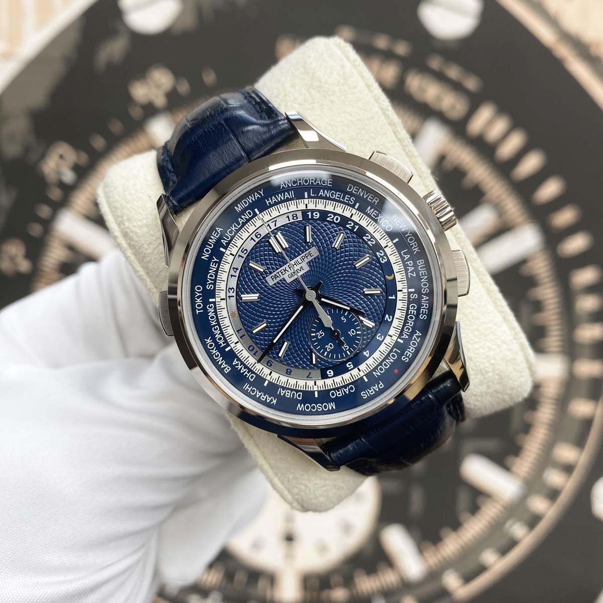 Patek Philippe 5930P-001 WORLD TIME FLYBACK CHRONOGRAPH