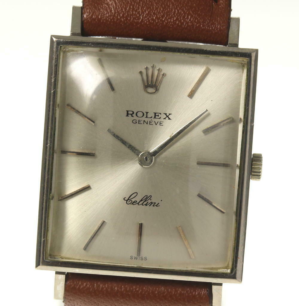 ROLEX Cellini K18 Solid Gold Square cal,1600 Hand-winding