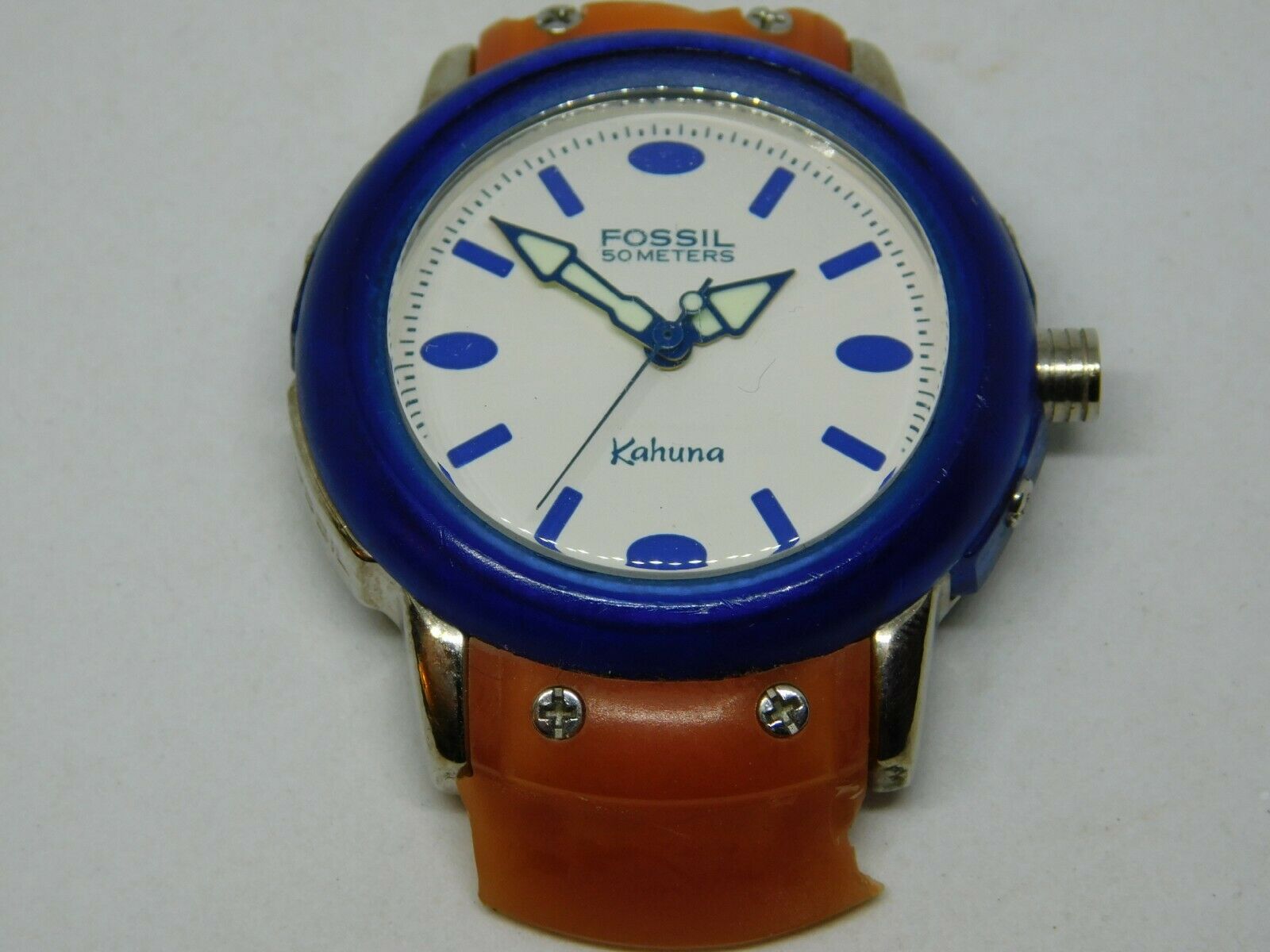 Fossil Sport Line Kahuna KA-1016 Quartz Analog Men's Watch Needs a