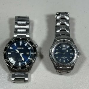 Seiko Kinetic Diver Style 100m 5m82-0AG0 A6 Men's wrist watch Lot |  WatchCharts