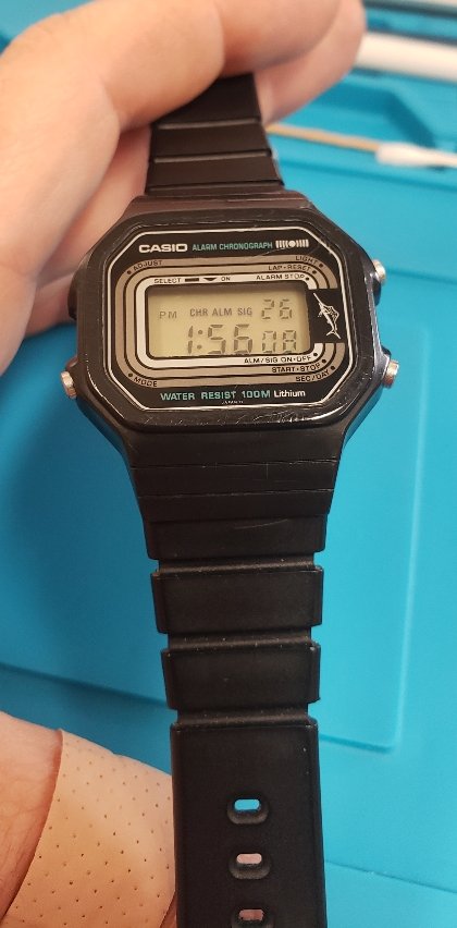 F.S. Vintage Casio W-200 module 108 Marlin | WatchCharts