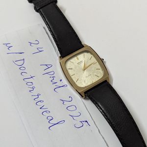時計 SEIKO DOLCE TUNGSTEN CARBIDE 7731-5200 Seiko Dolce Quartz 7731-5200] Vintage Tungsten Carbide Dress