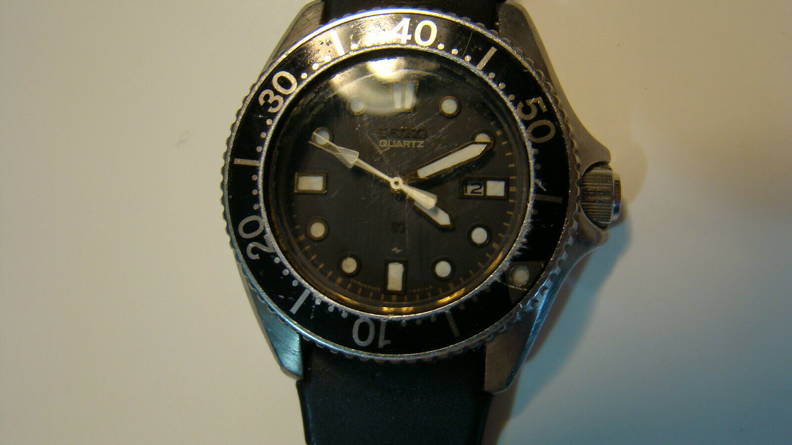 Vintage Used Seiko SQ Divers Watch 2625 0019 F Japan Water