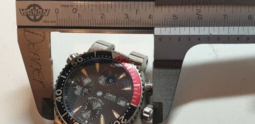 Oris Divers Chronograph Geh use 7542P Titanium mit Zifferblatt und