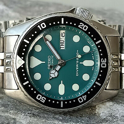 421/セイコー 7S26-0030 SKX013 グリーン ダイバー 自動巻き 7S26-0030 セイコー SKX013 ダイバー ブラックボーイ（STUNNING