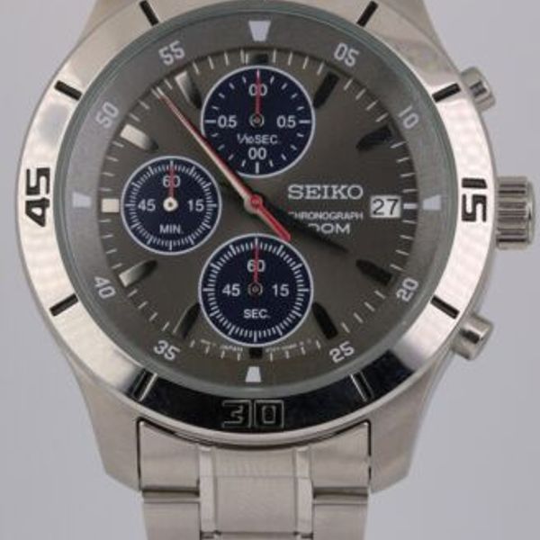 Seiko 4T57-00A0 Chronograph 100m Watch Grey Dial | WatchCharts