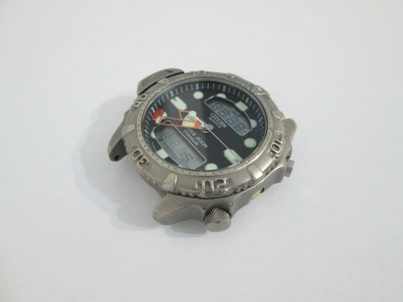 Citizen C500 200m Diver Aqualand Promaster Ana-Digi Titanium