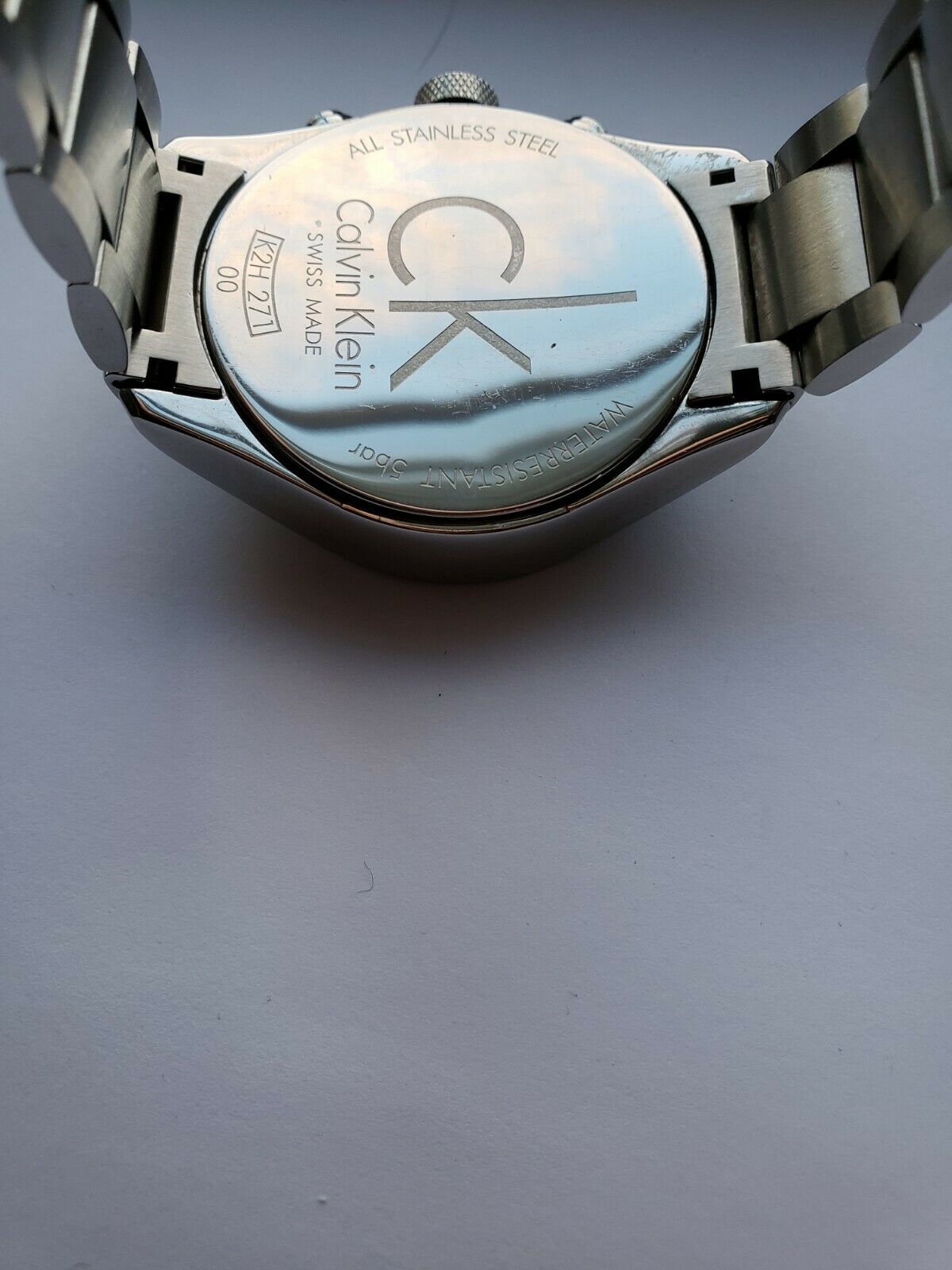 Calvin Klein Swiss Quartz Chronograph Black Men's Watch - k2h 271
