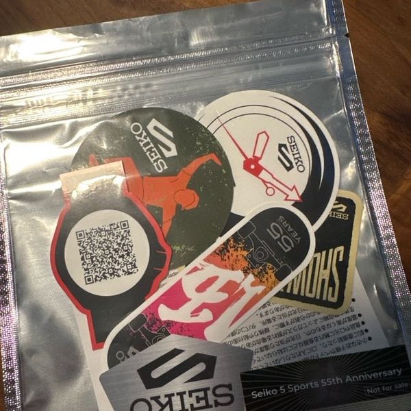 Seiko Rotor Sticker Seiko 55th anniversary stickers | WatchCharts Marketplace