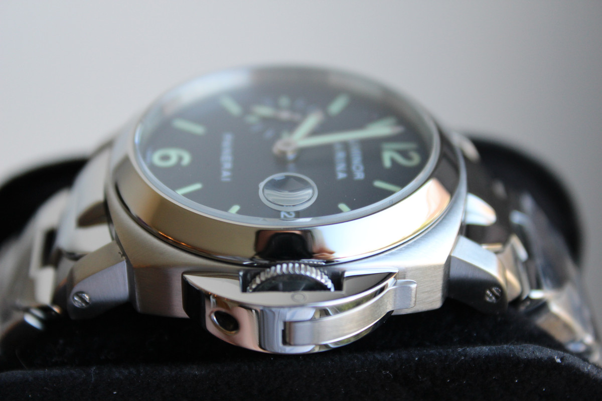 FS Panerai Luminor Marina PAM 120 40mm w Box Papers Bracelet