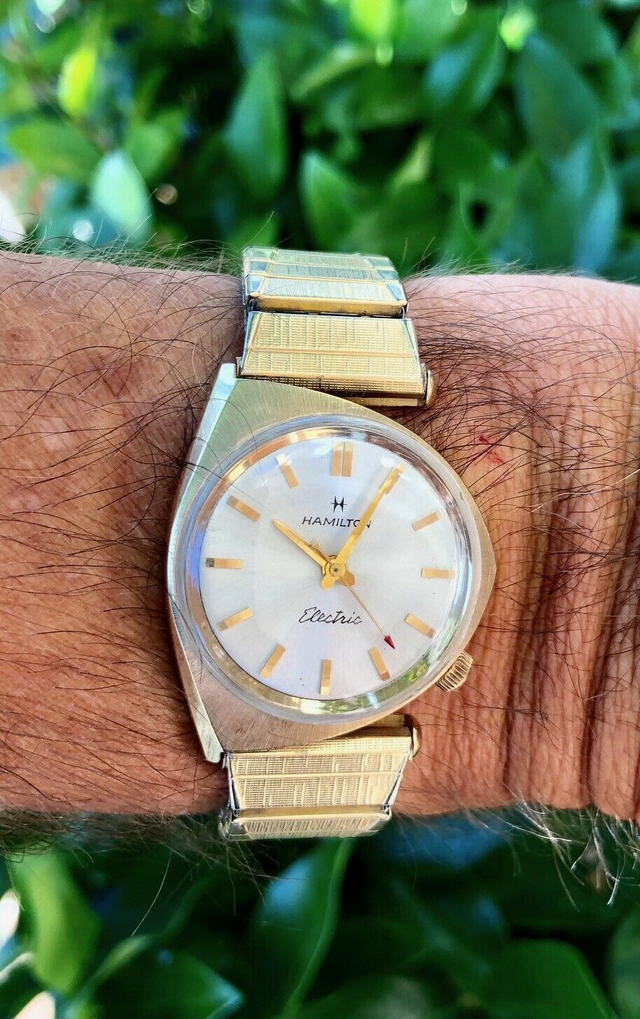 Vintage 1960's HAMILTON ELECTRIC SAVITAR II 10K Gold-Filled Men's