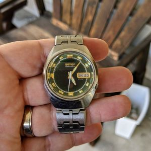 Vintage '73 Seiko 7019-7250 Advan JDM Watch, Orig. Band, Runs 4