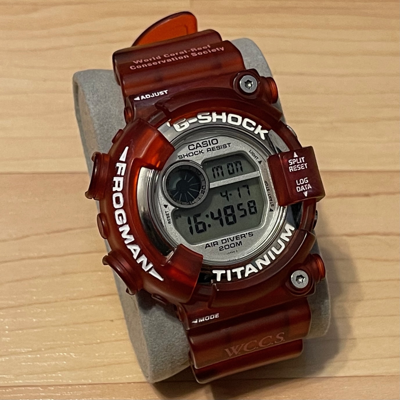 WTS] Casio G-Shock DW-8201WC-7T WCCS Frogman Red Jelly Skeleton