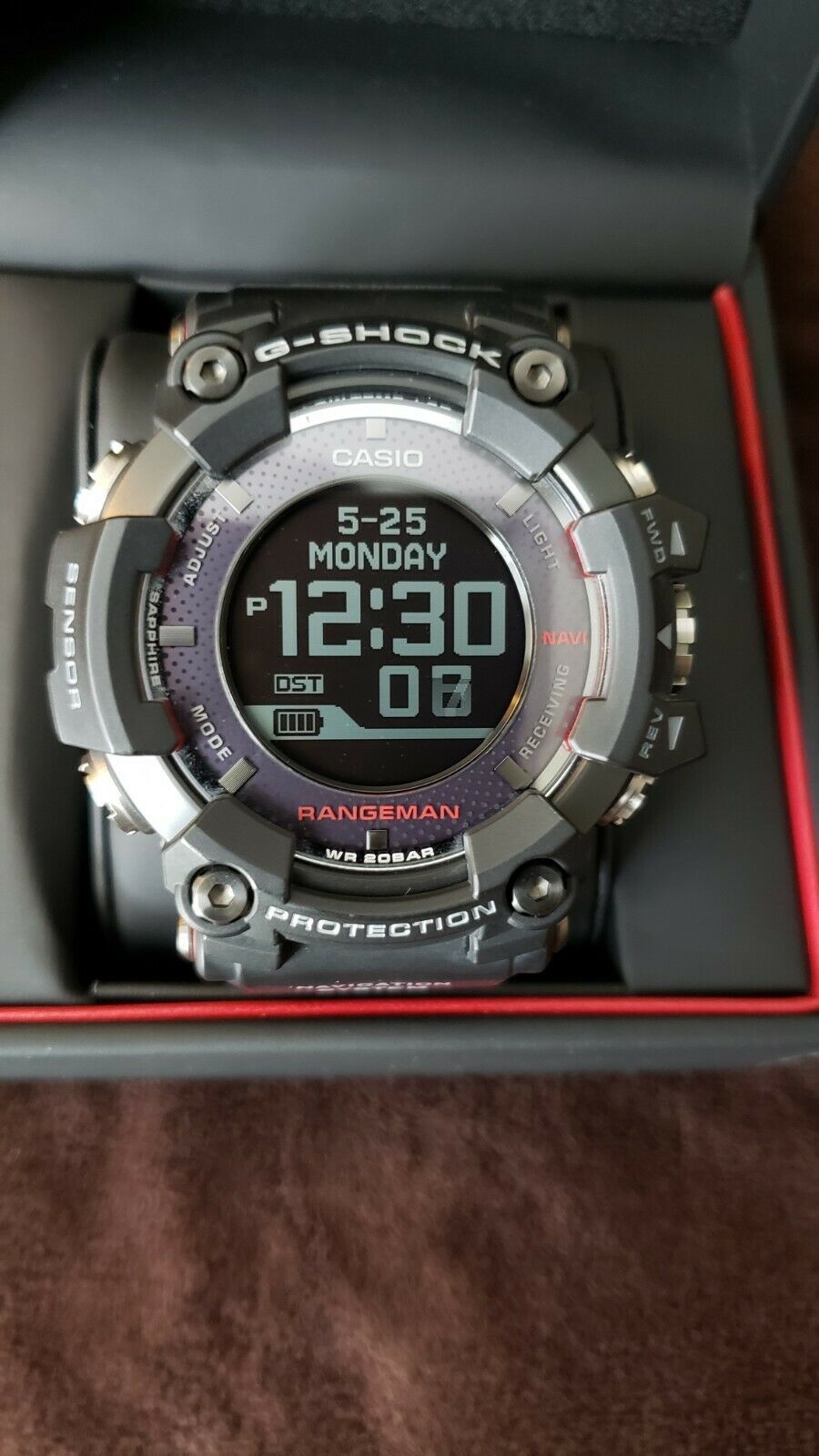 Casio G Shock Gpr B1000 1jr Rangeman Gps Solar Assisted Mens Watch Watchcharts