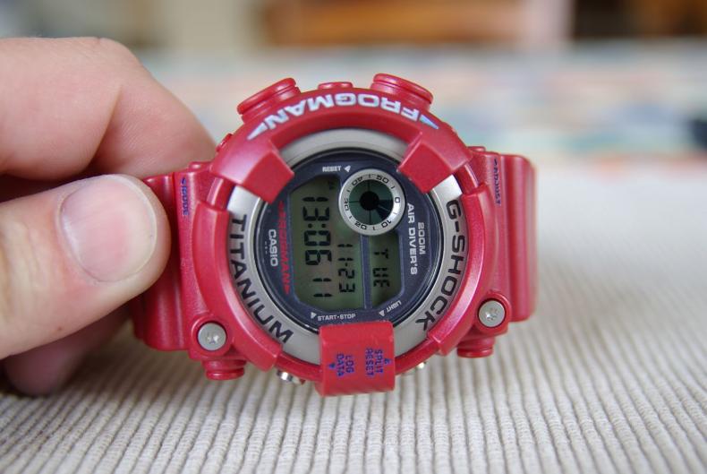 For Sale: Casio G-Shock Red Frogman DW-8201-GF | WatchCharts