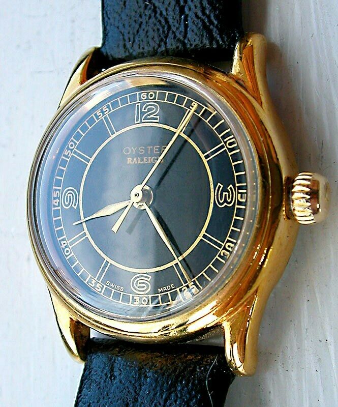 OYSTER WATCH CO. Raleigh Ref.3478 Arabic Dial Cal.65 Manual 1942s 35mm  Men's | eBay