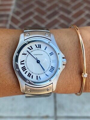 Cartier Stainless Steel Santos Ronde 1920 1 Automatic with Date