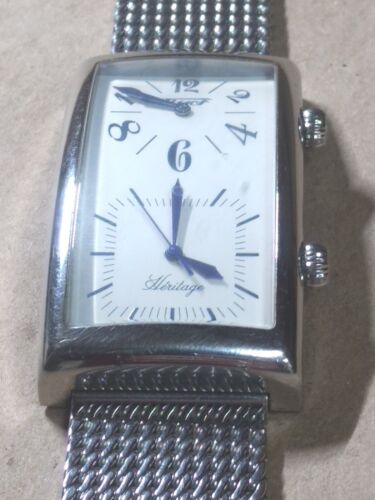 TISSOT Heritage Dual Time Quartz T56168379 SWISS SS Mens Watch - Dead  Battery! | WatchCharts Marketplace