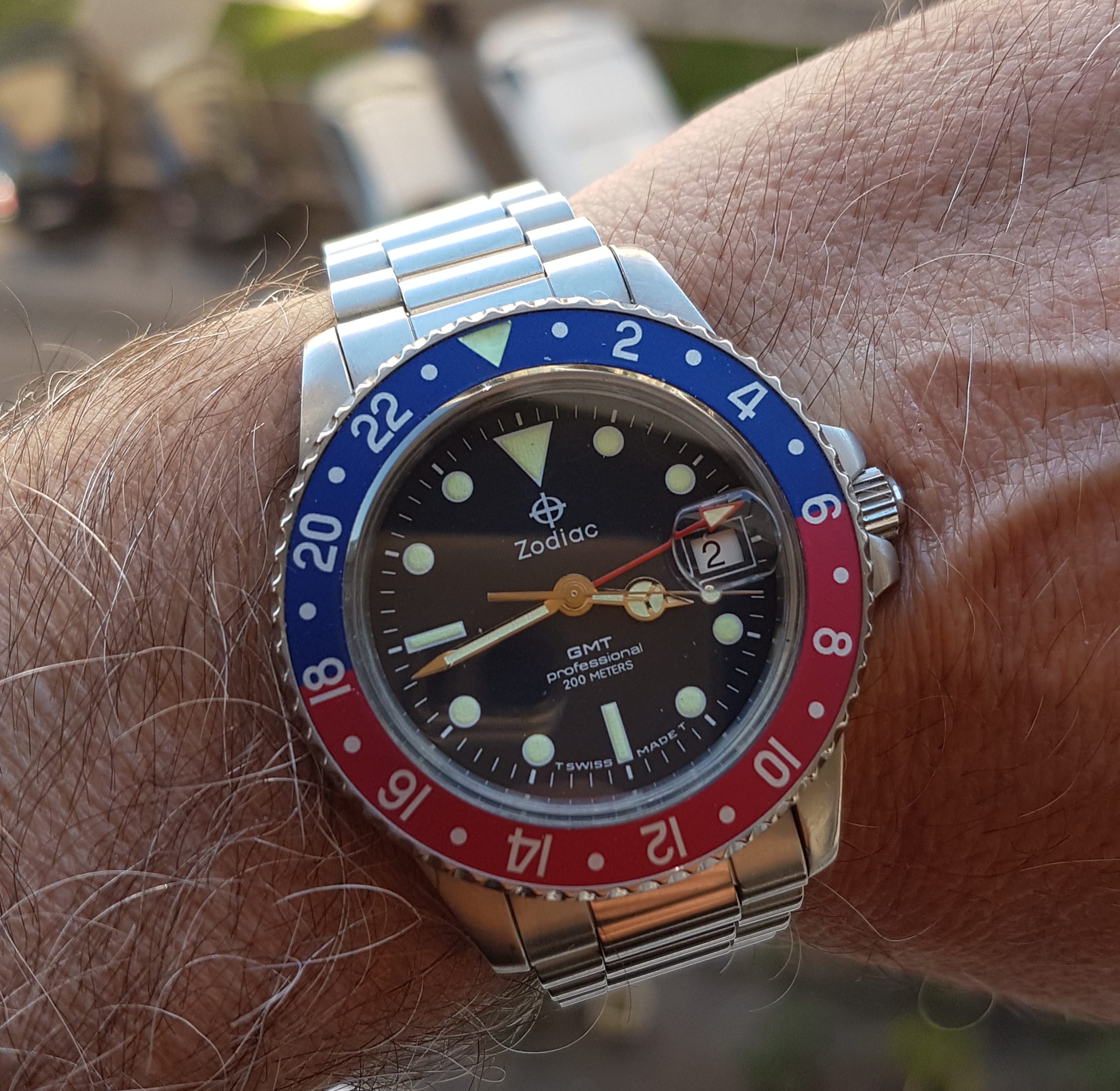 ゾディアック クオーツ GMT(806.21.03) F.S. Zodiac GMT Professional vintage ref. 806.21.03. | WatchCharts