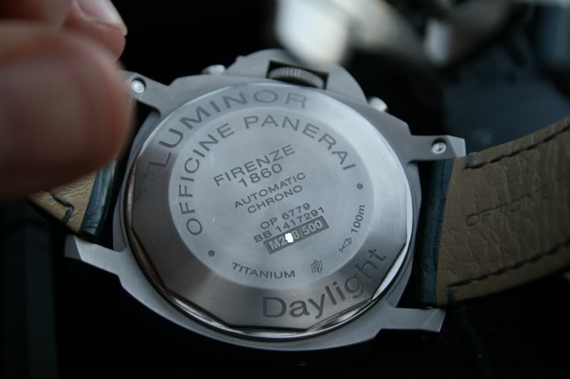 FS Titanium Panerai Daylight Pam 326 M serial with Extra Titanium