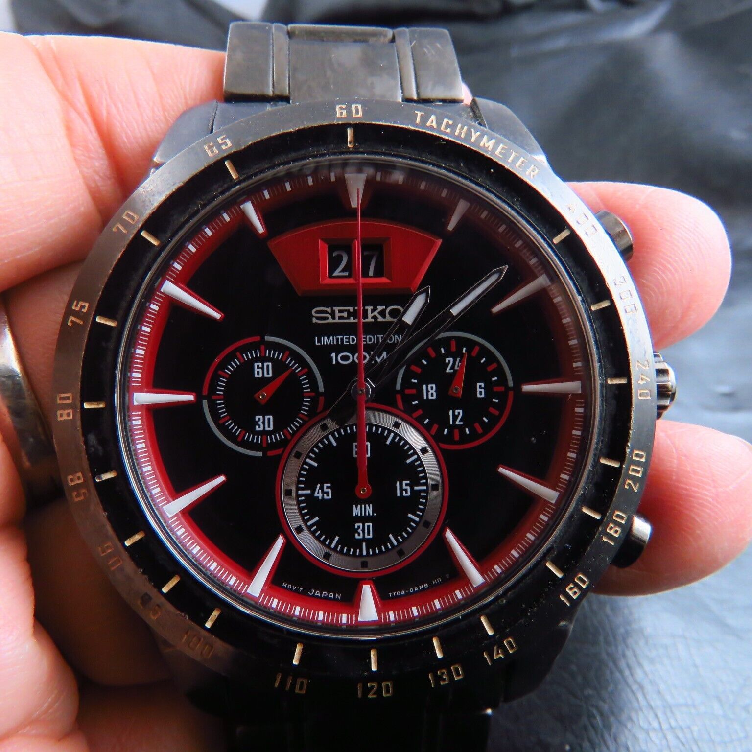 7T04 Limited Edition Japan Seiko Chronograph 24 Hours Big Day
