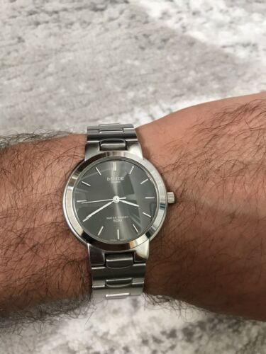 Vintage Casio Beside MTP-1134 Stainless Steel Glas Mineral Water