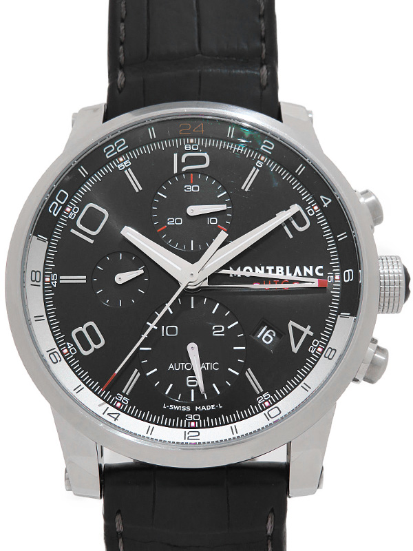 Montblanc TimeWalker Chrono Voyager UTC Black (107336) Market Price ...