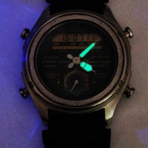 Vintage Casio Aw 600 Mod 373 Analog Digital Alarm Chrono Men Japan Made Watch Watchcharts