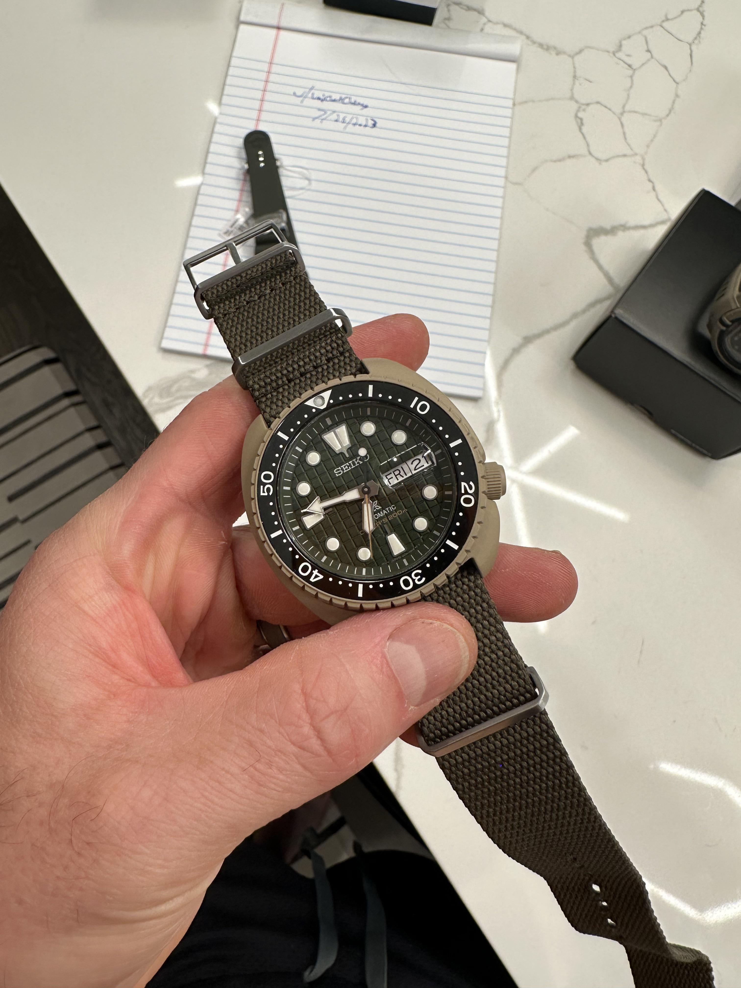 Seiko on sale turtle custom