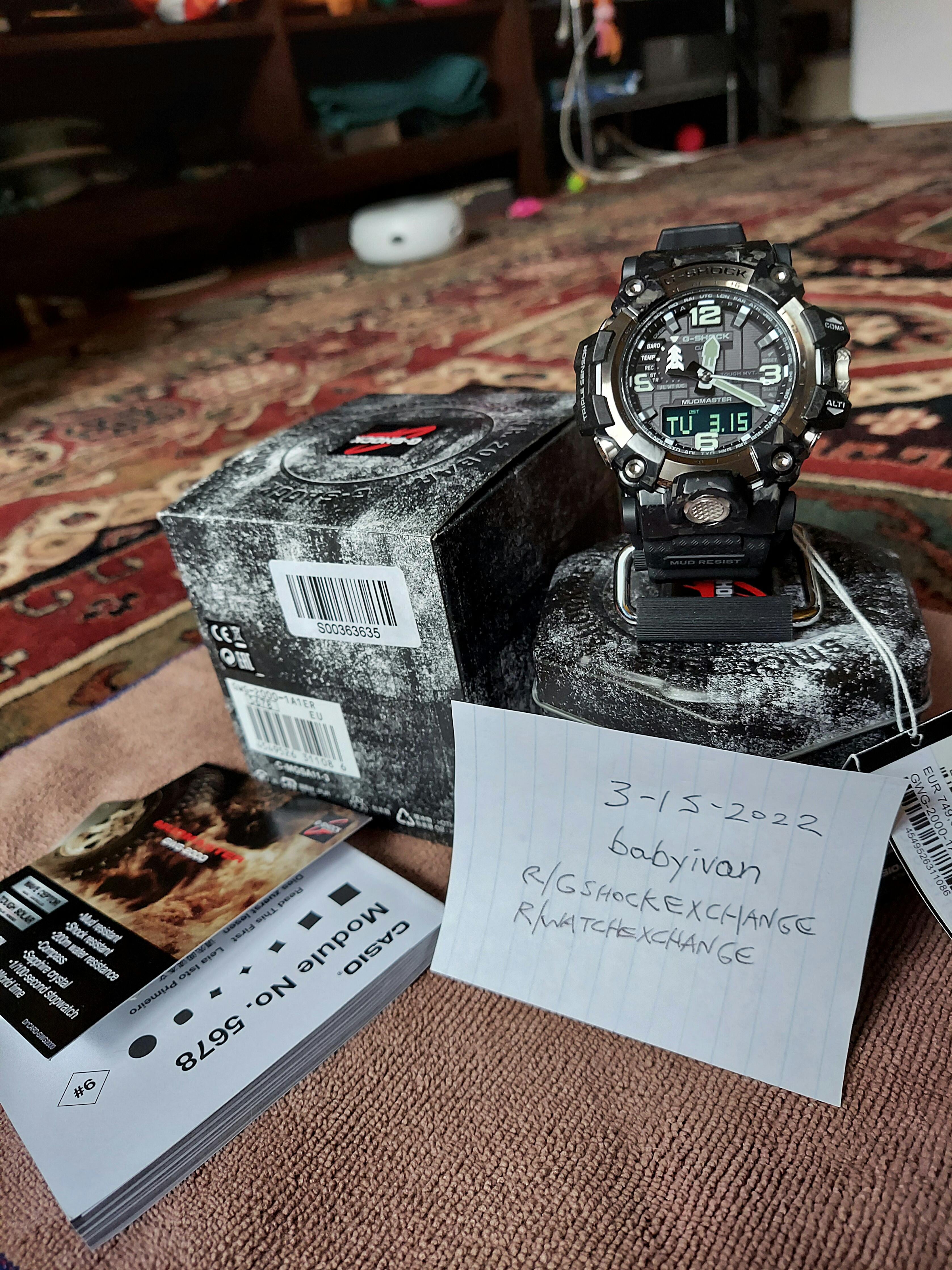 WTS Casio G Shock GWG 2000 1A1 Mudmaster Brand New In Box