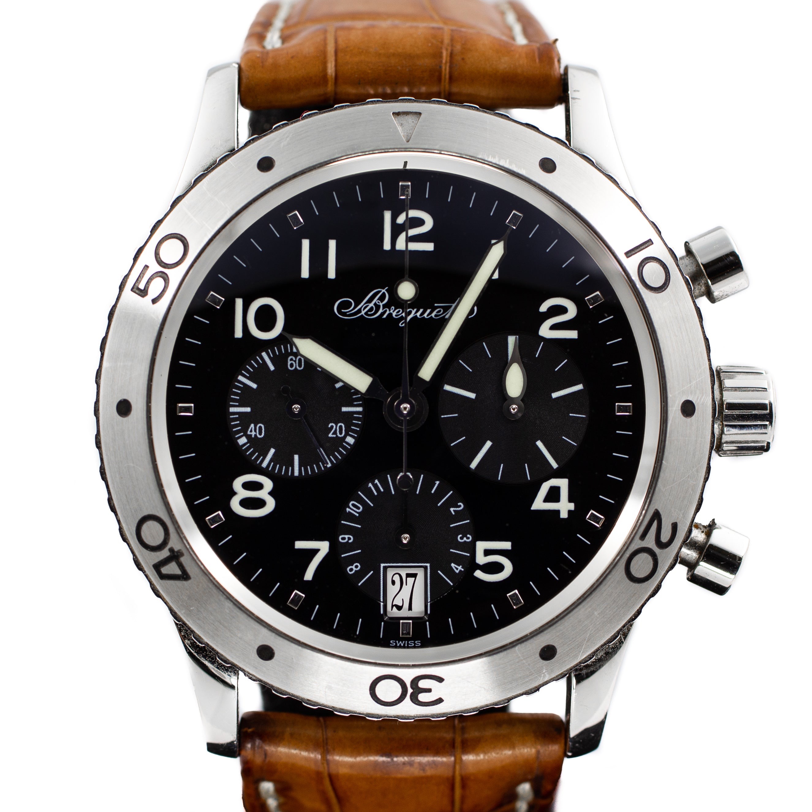 Preowned Breguet Type XX Transatlantique Ref 3820STH29W6