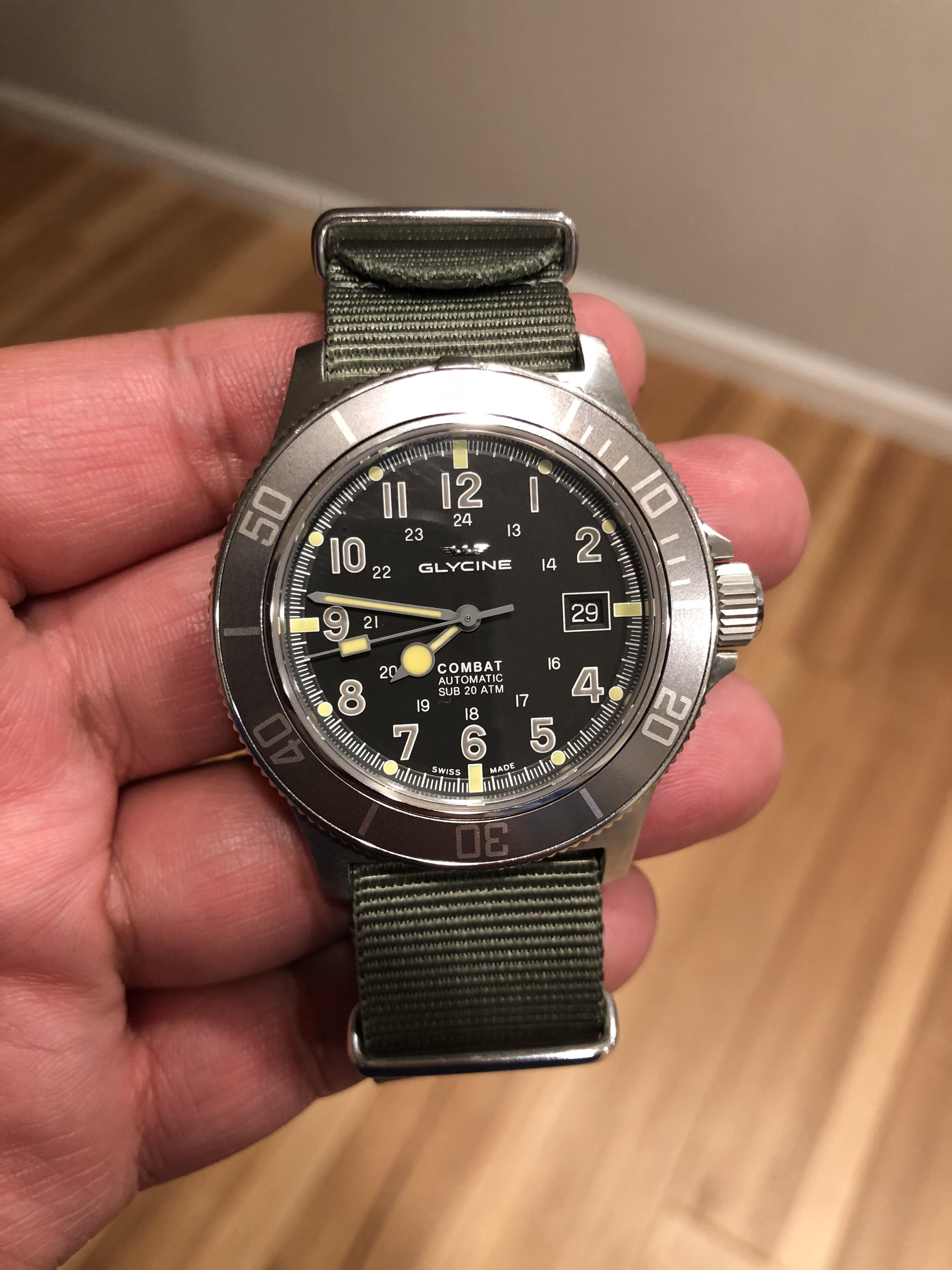 WTS Glycine Combat Sub GL0076 WatchCharts Marketplace