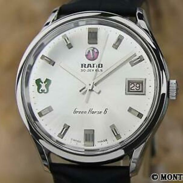 Rado Green Horse 6 Men's Automatic 30 Jewels Stainless St