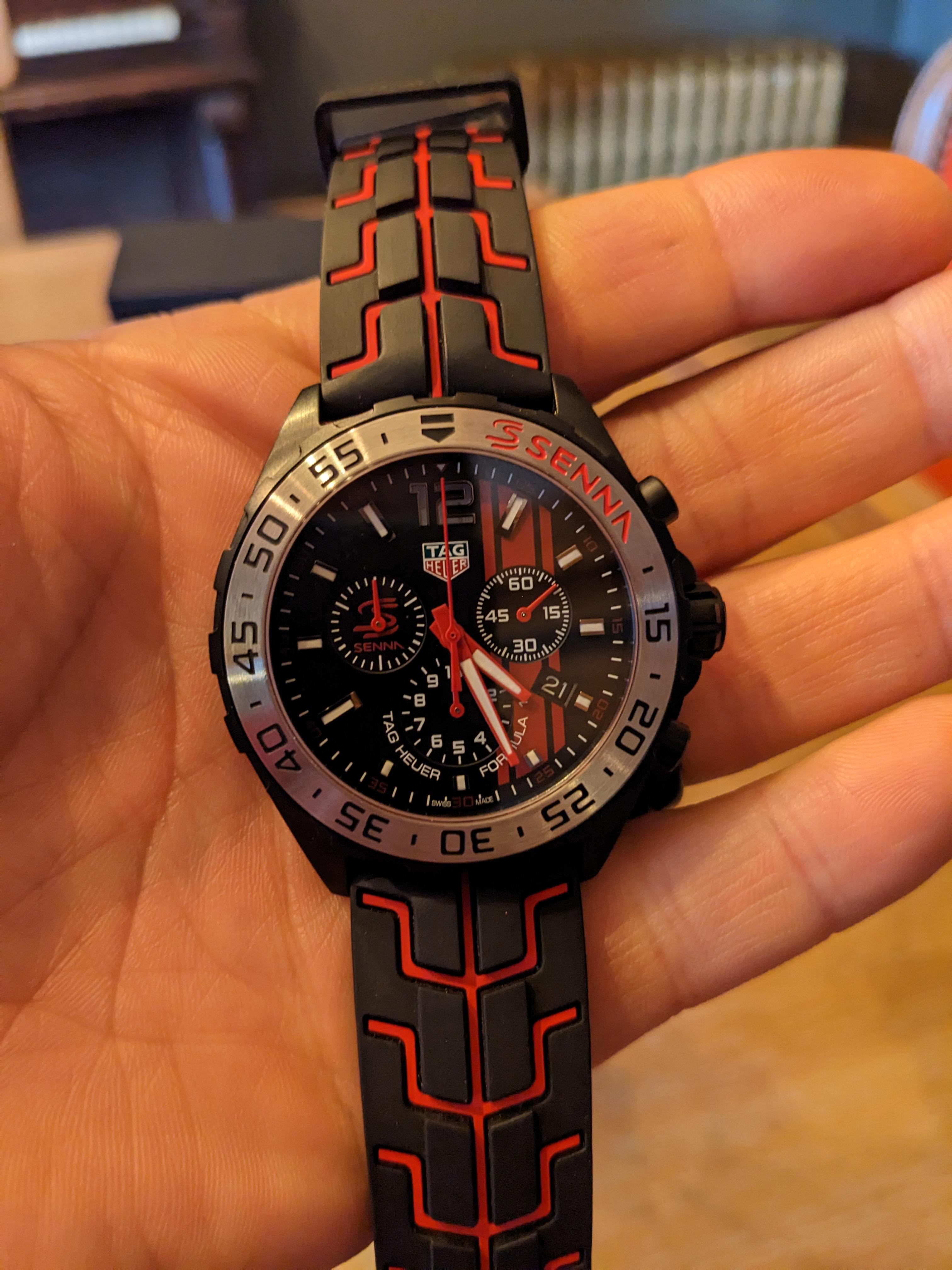 WTS Tag Heuer F1 Senna 1100 obo WatchCharts Marketplace