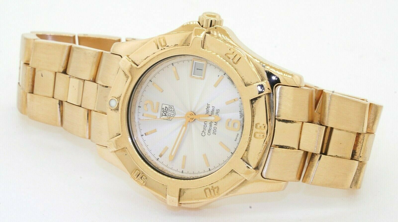 Tag Heuer heavy 18K YG WN5140 38mm Chronometer automatic men s