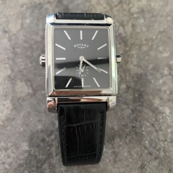 【最終値下げ】ROTARY REVELATION リバーシブルウォッチ Rotary Revelation Dual Reversible Face Swiss Quartz Sapphire