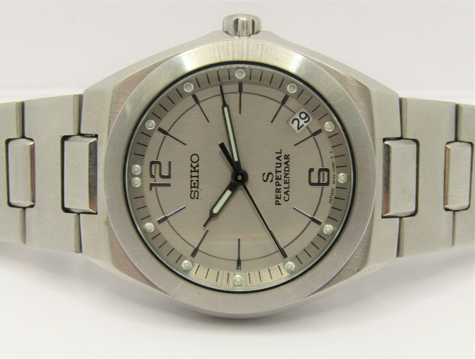 Seiko SCFA013 SUS Perpetual Calendar 8F32-00B0 Gents WR200M Quartz