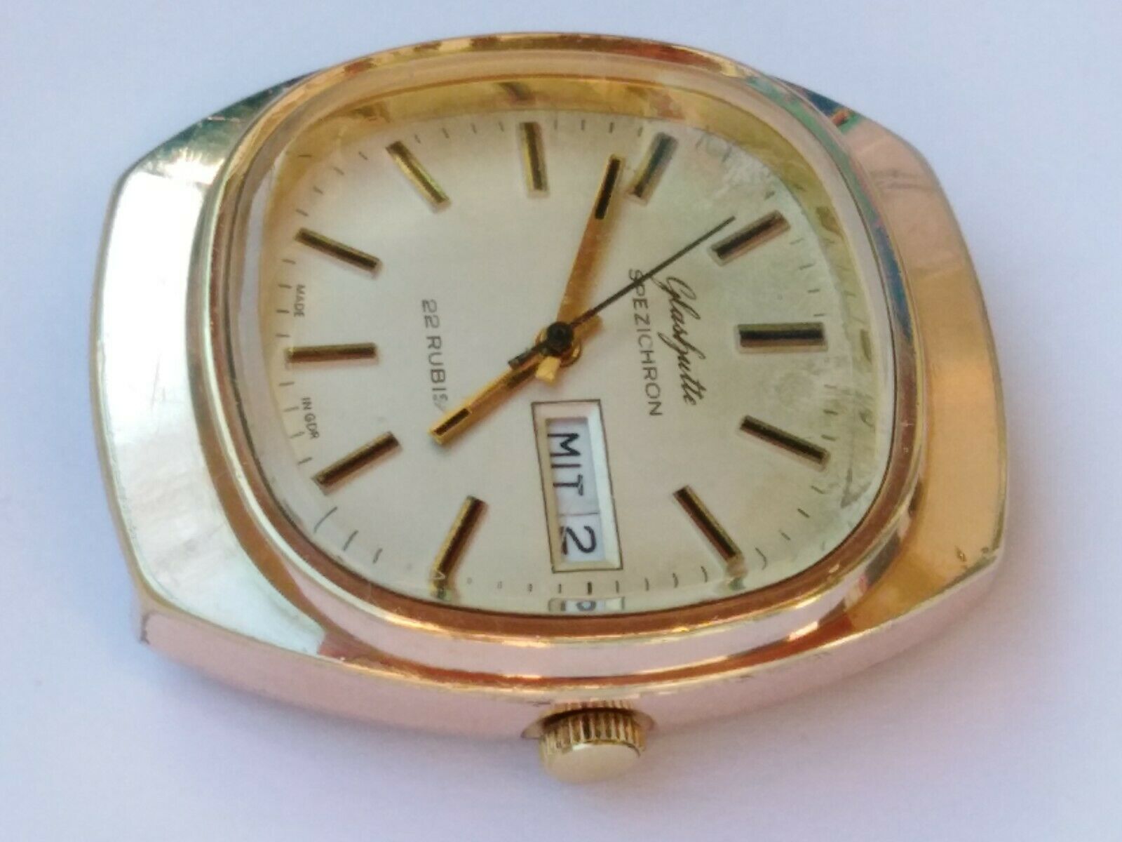 Vintage GLASHÜTTE Spezichron 22 Rubis Automatic Germany
