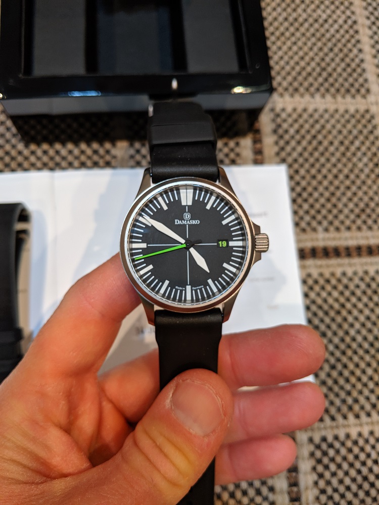 Damasko DS30 green second BNIB 900 WatchCharts Marketplace