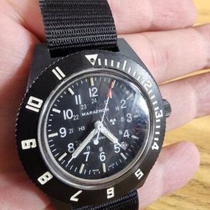 NOS MARATHON Navigator MIL-PRF-46374G Cage 38776 Military Watch