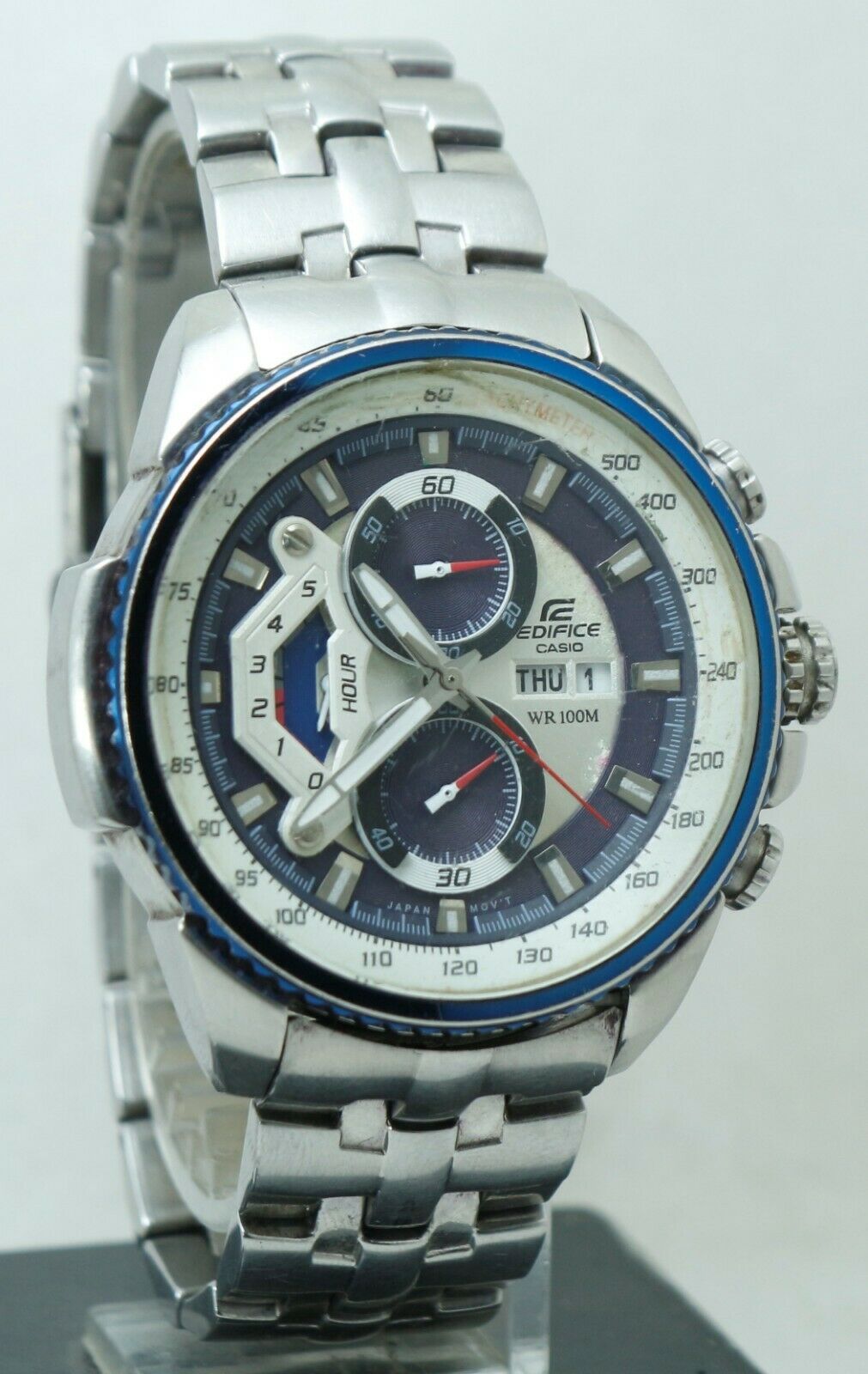 CASIO Edifice EF 558D 2AV Chronograph Men s Excellent Condition Wrist Watch WatchCharts Marketplace