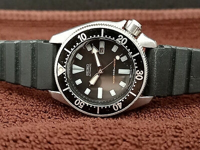 VINTAGE SEIKO DIVER 4205-0145 BLACK AUTOMATIC LADIES