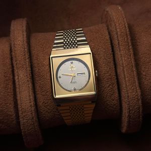 Orient Express OA-8031 back Skeleton Automatic SS gold SLV 10