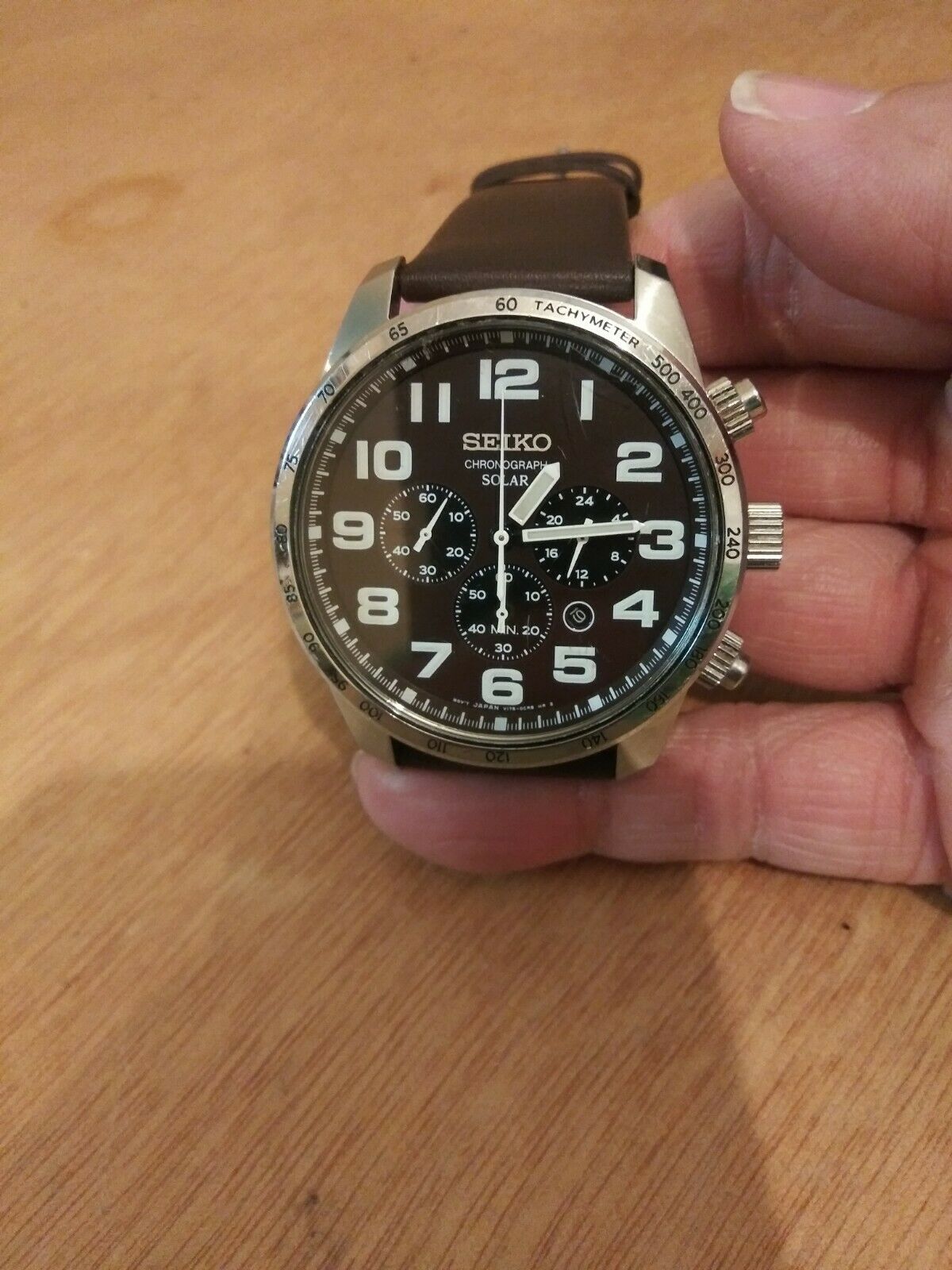 seiko solar pilot watch