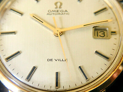 Vintage 1969 Omega Deville men's watch, Beautiful orig dial, Ref